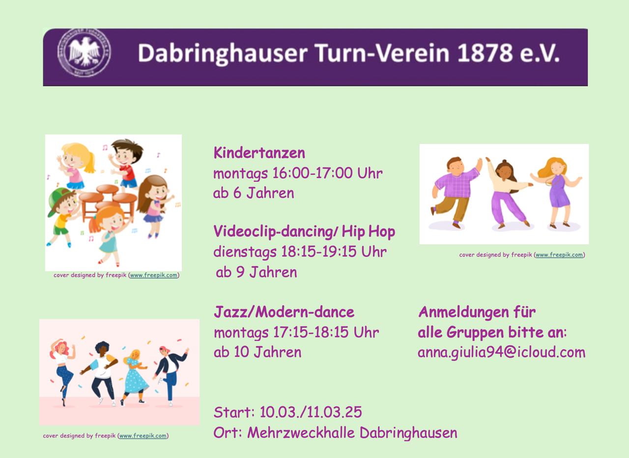 Tanzgruppen Kinder Teens