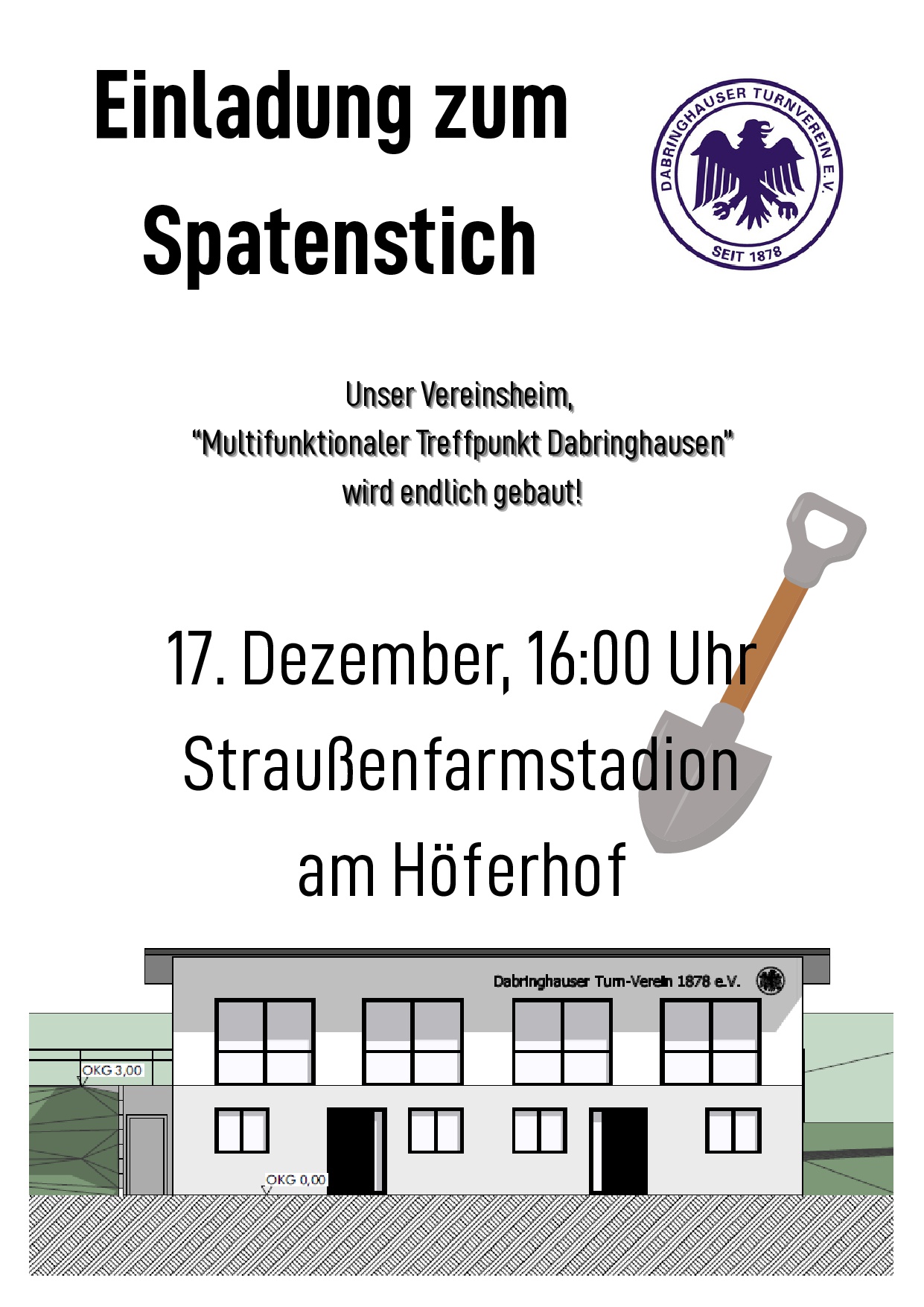 einladung zum spatenstich